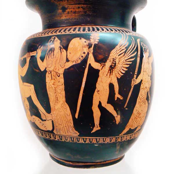 ancient greek girl ntefi figure pottery