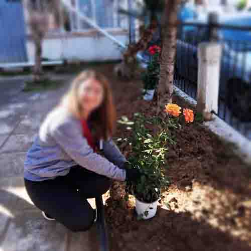 The Youth Association Δημοτικό Συμβούλιο Νέων Θερμαϊκού δεντροφύτευση 13 Απριλίου 2 Καλλωπισμός Παρτεριών