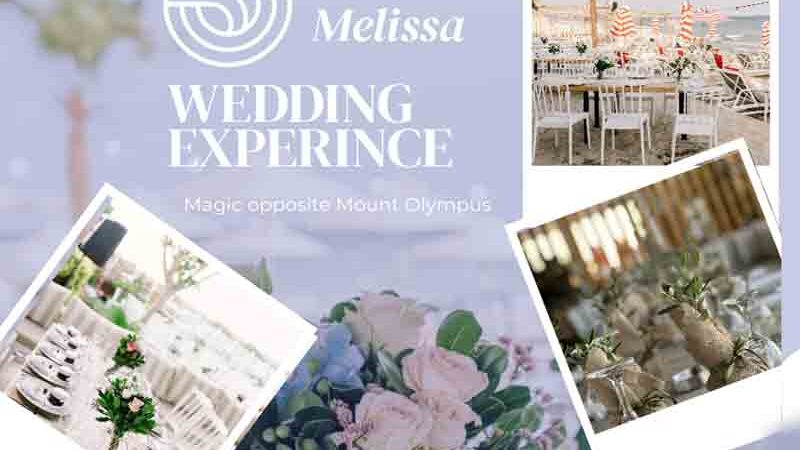 Wedding experience Όταν ο γάμος γίνεται εμπειρία… γίνεται στο Melissa summer 2026