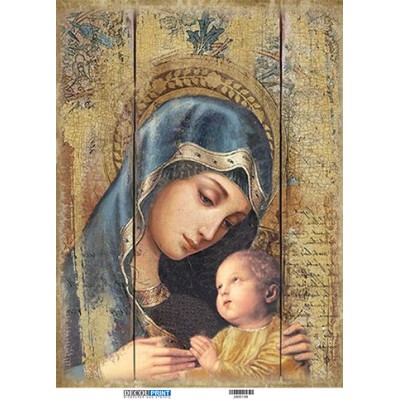 Decoupage religion Θρησκευτικά & Εκκλησιαστικά Ριζόχαρτα Decouprint n1 6 Ριζόχαρτο Παναγία