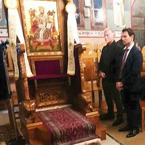 Vespers Saint Nikolaos Εσπερινός στον Ιερό Ναό Άγιου Νικόλαου Αγγελοχωρίου 6.12. 3 Γιώργος Χαρμάνας Θεόδωρος Τζέκος