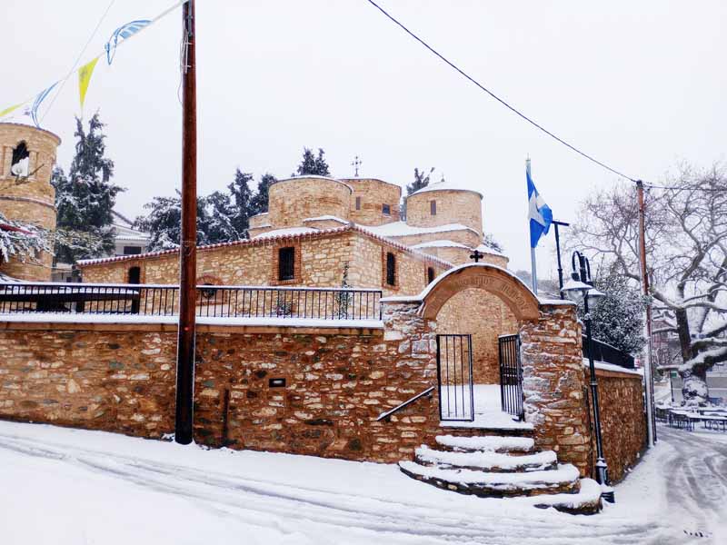 Agios Andreas Ο Ιερός Ναός Αγίου Ανδρέα στην Περιστερά Θέρμης 870 μ.Χ.
