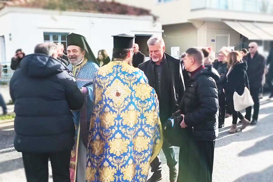 Celebration of Epiphany Λαμπρός Εορτασμός των Θεοφανίων στους Νέους Επιβάτες 2026 2 Γιώργος Χαρμάνας Θεοφάνια Νέων Επιβατών