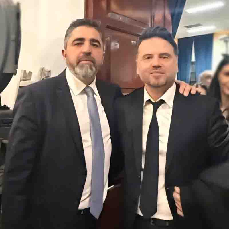 Φάνης Παπάς Στέλιος Σαραφίδης στην Επανομή