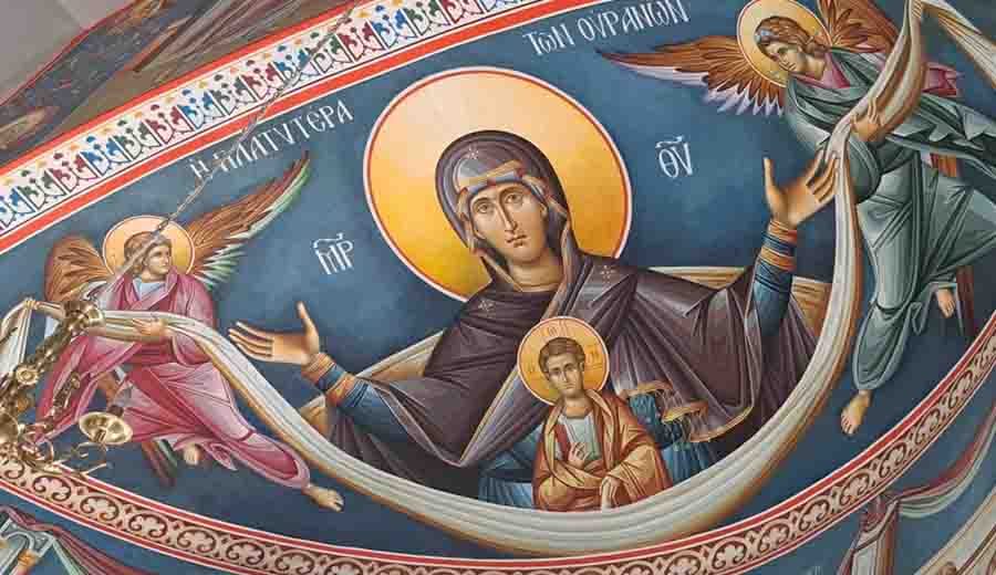 The iconographer Μπένγκα Χρυσόστομος: Ο αγιογράφος που φέρνει το φως της Ορθοδοξίας από το Κονγκό στη Θεσσαλονίκη 2026 12 The Iconography