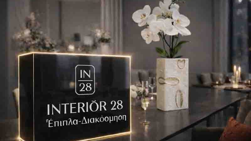 Interior decoration — Ένας χώρος που κάνει την καθημερινότητα πιο όμορφη INTERIOR28