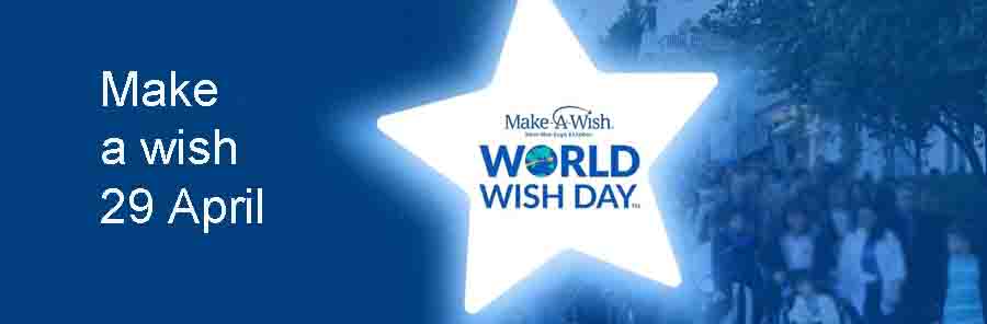 World wish day Παγκόσμια ημέρα ευχής Μια μέρα που θυμίζει πως τα θαύματα γεννιούνται από ανθρώπους 29.4. 3 world wish day