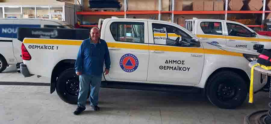 Thermaikos Civil Protection 2 Νέα οχήματα για την Πολιτική Προστασία 3 Νέα οχήματα πολιτικής προστασίας