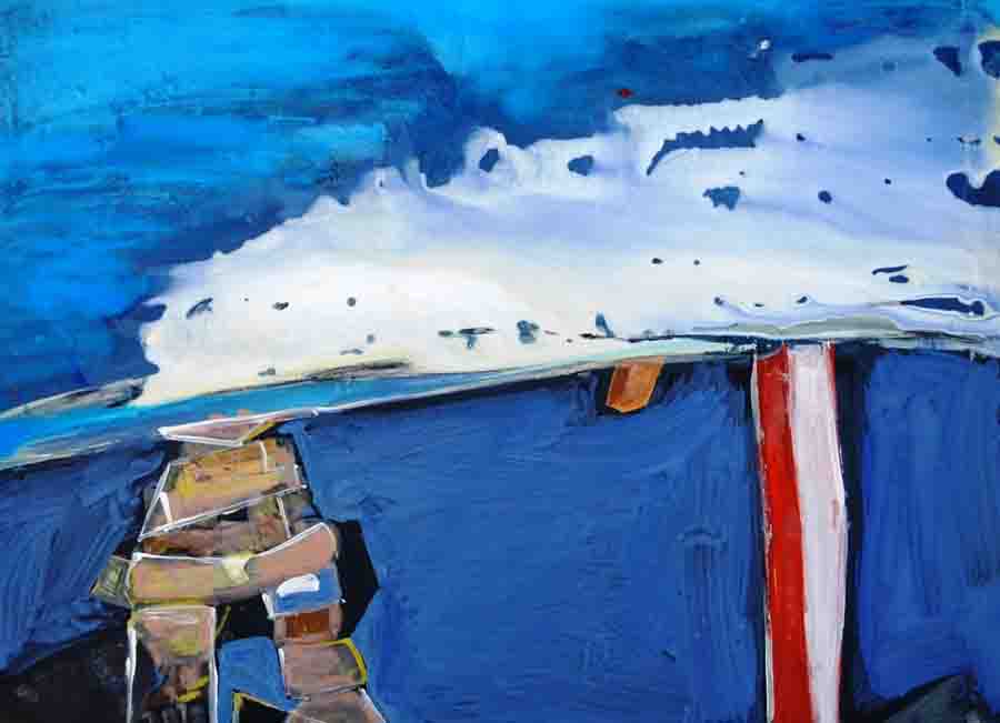 Art Exhibition Aineias Εικαστική Έκθεση Μαρίας Ξανθάκη στο Βαφοπούλειο 12 Μαΐου 2 Πίνακας της Μαρίας Ξανθάκη