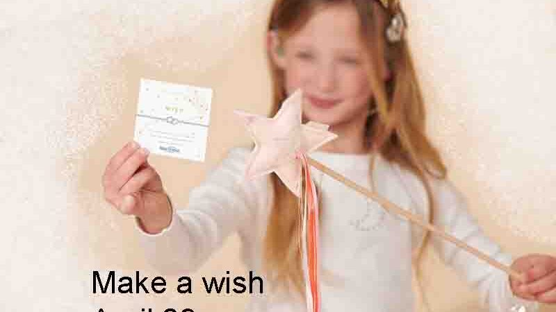 World wish day Παγκόσμια ημέρα ευχής Μια μέρα που θυμίζει πως τα θαύματα γεννιούνται από ανθρώπους 29.4.