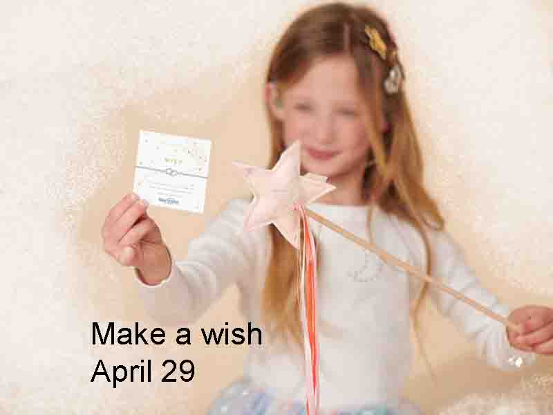World wish day Παγκόσμια ημέρα ευχής Μια μέρα που θυμίζει πως τα θαύματα γεννιούνται από ανθρώπους 29.4.