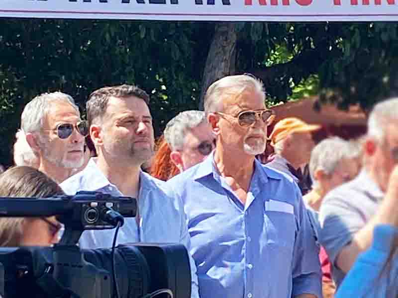 Epanomi sand extraction Στέλιος Σαραφίδης & Γιώργος Χαρμάνας: Ηχηρό “παρών” στην Επανομή – Όχι στην αμμοληψία στον Ποταμό, στην καρδιά της Natura 26.5.