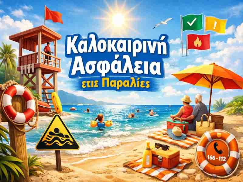 Thermaikos beach safety Καλοκαιρινή Ασφάλεια στις Παραλίες του Θερμαϊκού: Τι πρέπει να γνωρίζουν οι πολίτες 29.6.