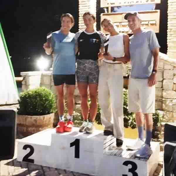 Triathlon Sprint Λίμνη Δόξα - Αγώνες πρόκρισης για διεθνείς διοργανώσεις Σάββατο 4. 7. 4 Nomikou_Polychroniadi_Garefi