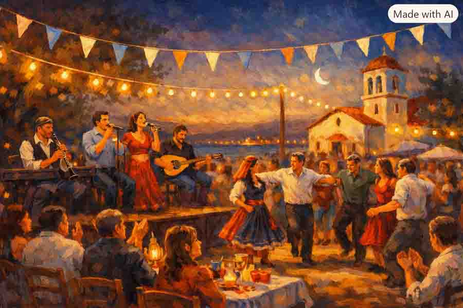 Epanomitiko Traditional Festival Επανομίτικο Παραδοσιακό Πανηγύρι – Η μεγάλη γιορτή του Δεκαπενταύγουστου στην Επανομή 15.8. 2 Epanomitiko Traditional Festival