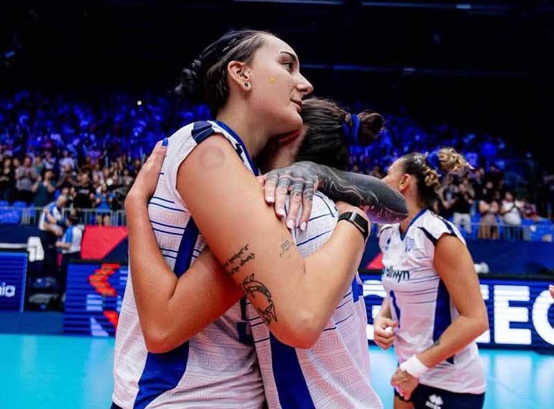 Greek volleyball stars from Peraia Από τον Περσέα Περαίας στην Εθνική Ελλάδας – Εκεί όπου γεννιούνται τα όνειρα 4 Greek volleyball stars from Peraia