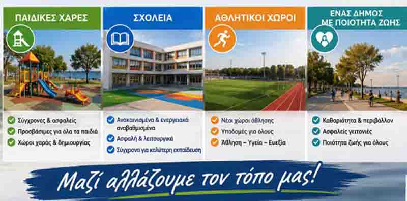 Nea Archi Thermaikos Stelios Sarafidis Νέα Αρχή για τον Θερμαϊκό – 1 Μια πρόταση με ουσία και όραμα 2 Nea Archi Thermaikos Stelios Sarafidis
