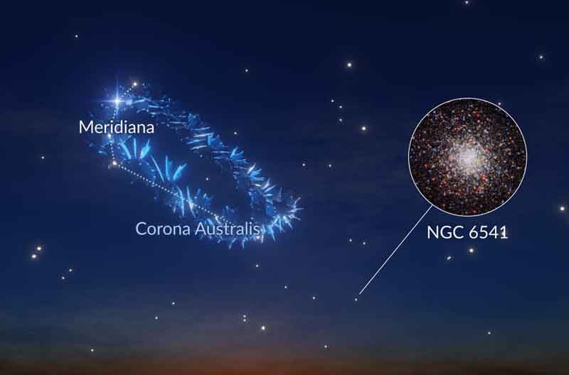 Constellations of August 4 Αστερισμοί του Αυγούστου για παρατήρηση 🔭 νυχτερινού ουρανού 5 Αστερισμός Νότιο Στέμμα 👑