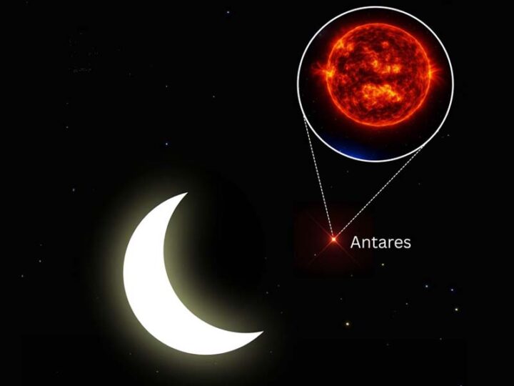 Moon Meets Antares ⭐ 21 Αυγούστου η Σελήνη συναντά τον Αντάρη