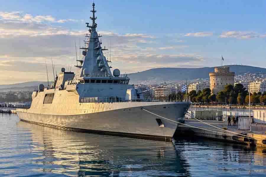 Belharra in Thessaloniki Η φρεγάτα «Κίμων» ανοίγει τις πύλες της στο κοινό στη Θεσσαλονίκη 24 - 27 Οκτωβρίου 2 Belharra in Thessaloniki