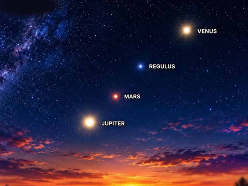 Heavenly sight Σπάνιο ουράνιο θέαμα τα ξημερώματα της 16ης Οκτωβρίου 2026