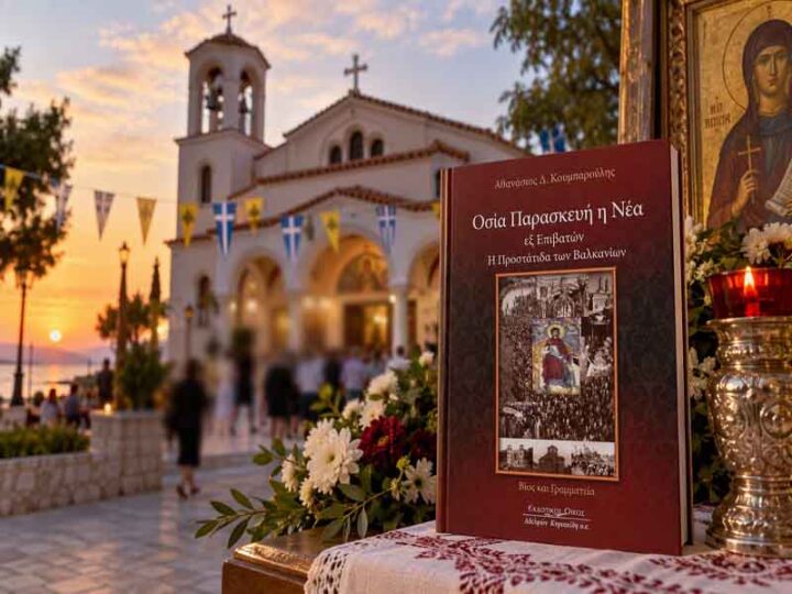 Osia Paraskevi Nea Epivaton «Οσία Παρασκευή η Νέα εξ Επιβατών» του Αθανασίου Δ. Κουμπαρούλη: 1 πολύτιμο έργο για την Προστάτιδα των Βαλκανίων