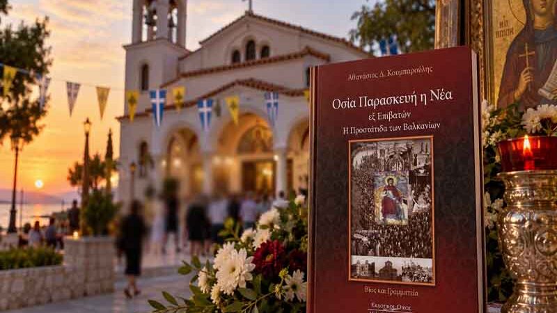 Osia Paraskevi Nea Epivaton «Οσία Παρασκευή η Νέα εξ Επιβατών» του Αθανασίου Δ. Κουμπαρούλη: 1 πολύτιμο έργο για την Προστάτιδα των Βαλκανίων